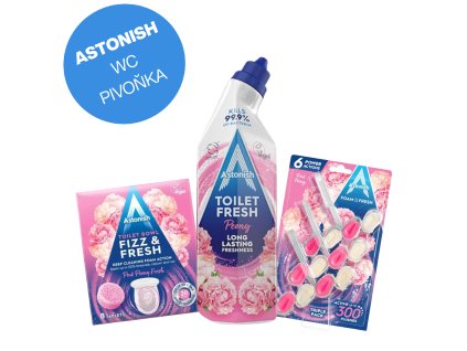 Astonish Balíček na úklid WC Pivoňka