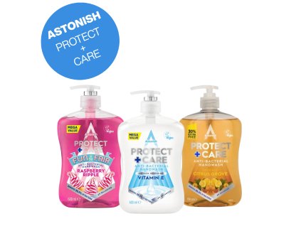 Astonish Protect & Care Balíček tekutých mýdel