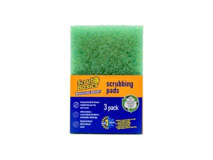 scrub basics drhnouci houbicky 3 ks 1