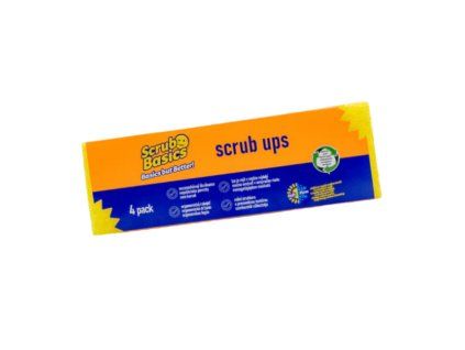 scrub basics houbicky na nadobi 4 ks