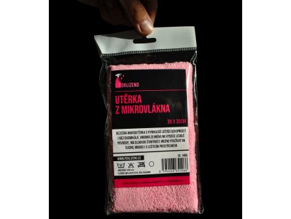 Poklizeno Mikrovláknová utěrka
