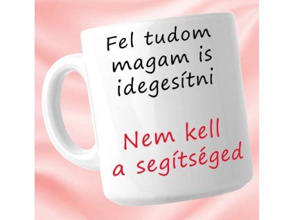Nem kell a segítség - Bögre