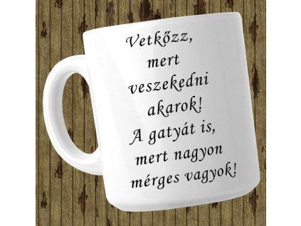 Vetkőzz - Bögre