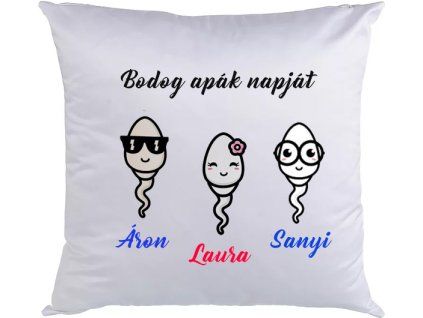 Boldog apák napját Párna