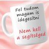 Nem kell a segítség - Bögre
