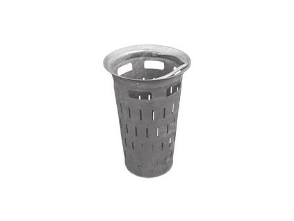 Kalový koš A4, ocel. žárově zinkovaný lapač, dl.60cm, pr.38,5cm