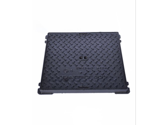Čtvercový poklop QUATTRO 700, 700x700mm, zatížení B125, nosnost 12,5t