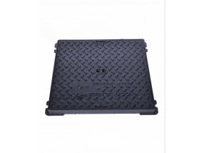 Čtvercový poklop QUATTRO 800, 800x800mm, zatížení B125, nosnost 12,5t