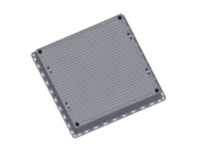 Litinový poklop čtvercový E600, vnitřní rozměr 900x900mm vodotěsný, nosnost 60 tun
