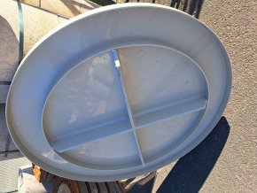 Poklop plastový na studnu vnější prům.1600-1800mm (rozměr dle požadavku), výška prstence 50mm