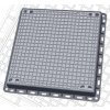 Litinový poklop čtvercový D400-E600, rozměr 600x600mm (KQ66EL05C)