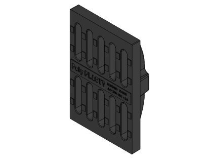 Plastová mreža pre uličný vpust Rovasco M800D 392x592 mm D400, nosnosť 40t