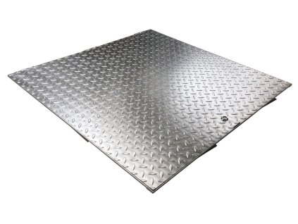 Oceľový poklop pozinkovaný 1000x1000mm pochôdzny A15 (prevedenie "IT" vodo-plynotesné)