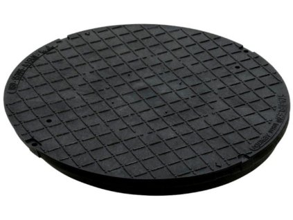 Plastový poklop PP 600 nosnosť 600 kg, bez rámu, priemer 600 mm