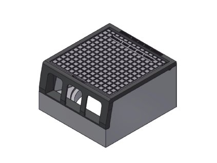 Obrubníková vtoková mreža 530x500mm pre uličné vpusty, trieda zaťaženia C250, skosená