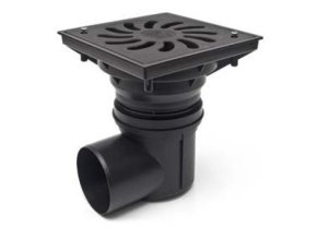 Kanalizačný vpust bočný KVB 110/250 s liatinovou mriežkou 245x245mm, nosnosť 12,5t (329S)