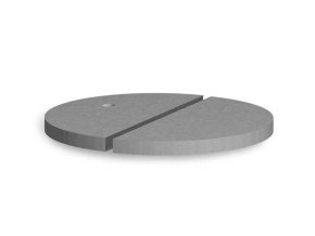 Poklop studničný betónový 1300mm/80mm dvojdielny