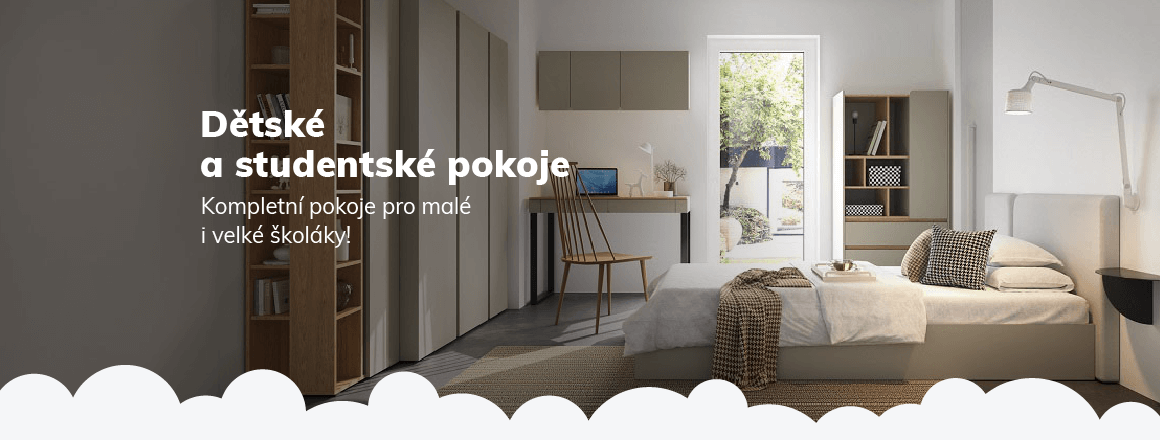 dětské a studenstké pokoje
