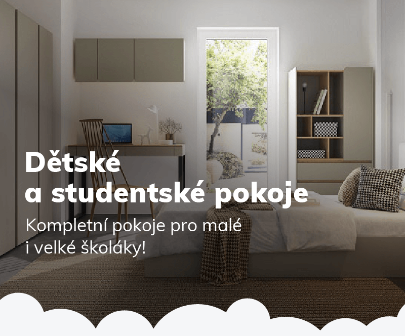 Nové - dětské a studenstké pokoje