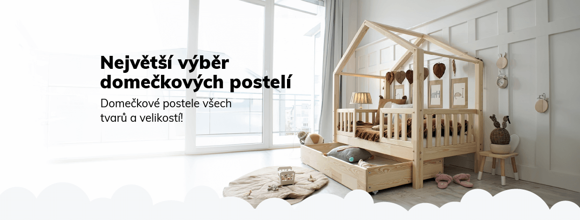 Domečkové postele