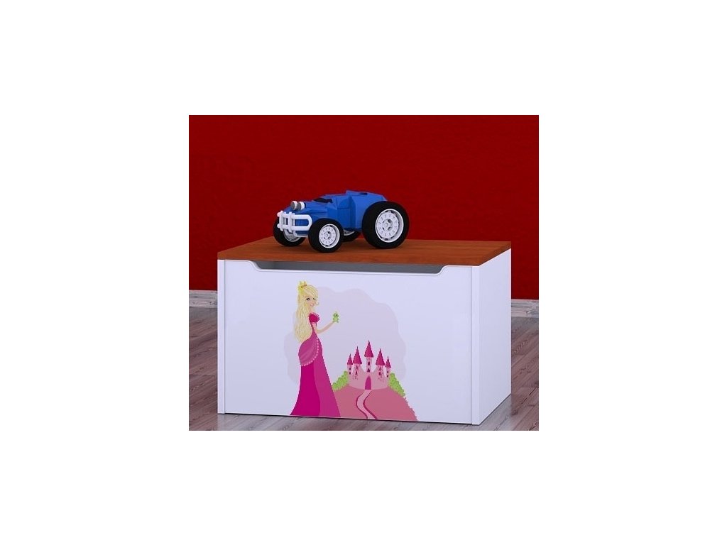 Box na hračky Happy - princezna se zámkem