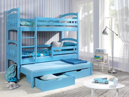 Poschoďová  postel Herold - pro 3 děti