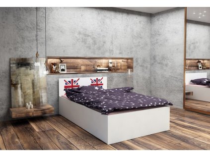 Manželská postel Prestige - grafika