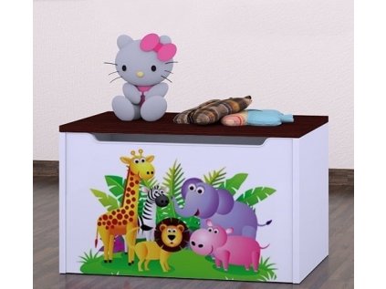 Box na hračky Happy - veselý zvěřinec