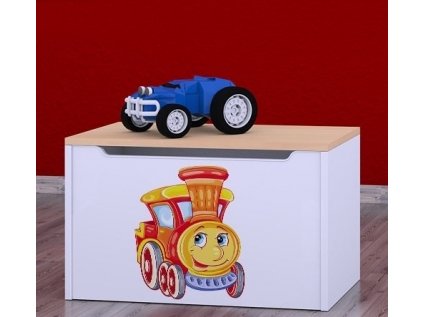 Box na hračky Happy - lokomotiva