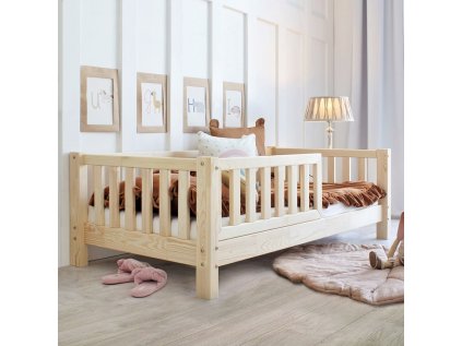 Dětská postel Basic Love 160x80 cm přírodní