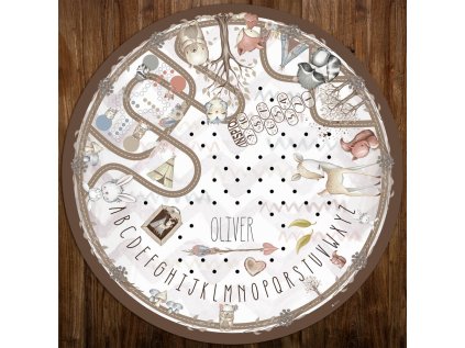 detske koberce na hrani hraci podlozka podlozka na hrani pro deti do detskeho pokoje zviratka v lese 1017p 194 full