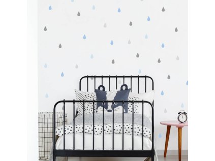 samolepky samolepky na zed kapky samolepky do detskeho pokoje 9538f 155 full