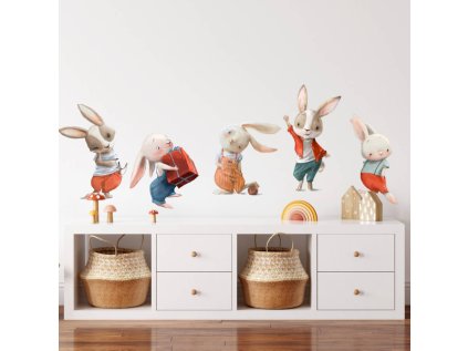 nalepky samolepky na zed mali kralicci z pohadky akvarelove samolepky na zed 9206f 1 full