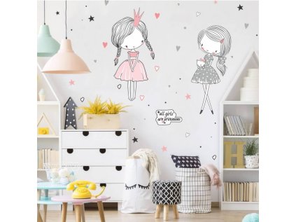 nalepky samolepky na zed vily nalepky v sede ruzove barve 9134f 1 full