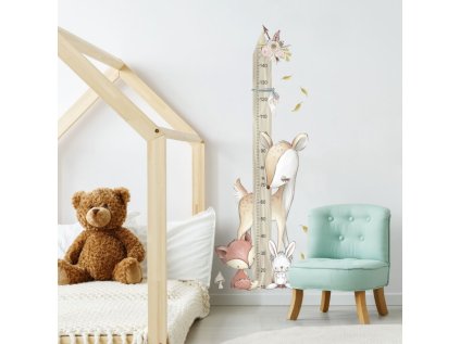 nalepky nalepky na zed lesni zviratka nalepka metr na stenu 9055f 1 full