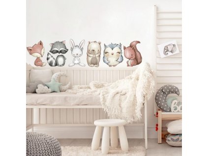 nalepky nalepky na zed nalepky zviratek nad postylku 9001f 1 full