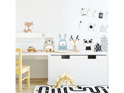 nalepky nalepky na zed zviratka nalepky do detskeho pokoje 9053f 1 full