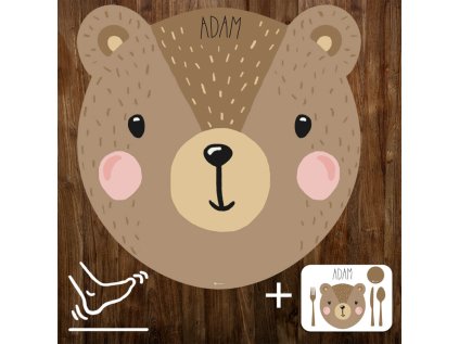 hraci podlozky hraci podlozka podlozka na hrani inspio hnedy medvidek 1008p 128 full