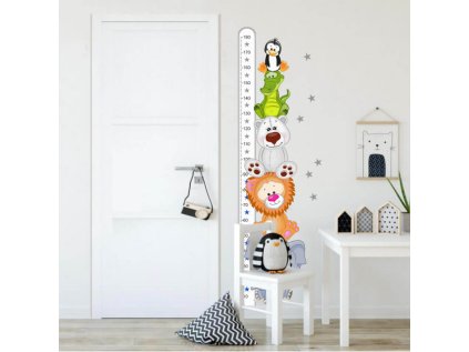 nalepky samolepky na zed nalepka metr se zviratky ii 180 cm 3598f 1 full