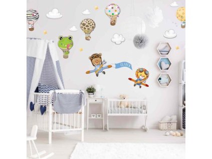 nalepky samolepky na zed barevne zvireci samolepky 114dt66 176 full