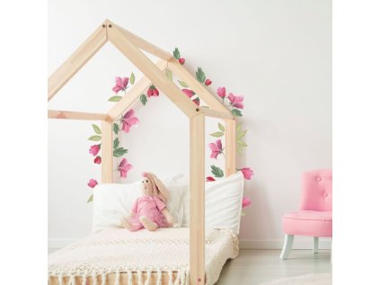 samolepky samolepky na zed samolepky na zed ruzove kvetiny 9356f 183 full