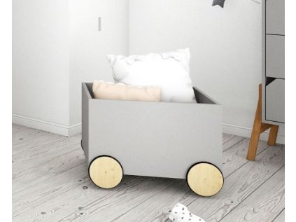 Box na hračky Lori - šedý