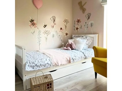 Dětská postel Emily s šuplíkem 160x80 cm bílá