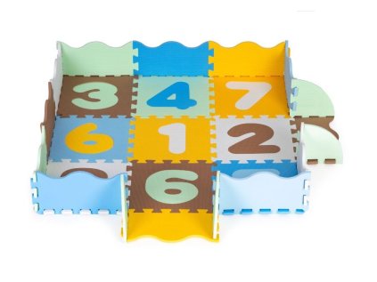 Pěnové hrací puzzle barevné