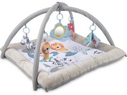 CANPOL babies Canpol babies Plyšová edukativní hrací deka s hrazdičkou 0+ SAFARI​