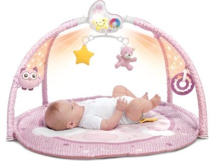 Chicco Hrací deka s hrazdičkou růžová