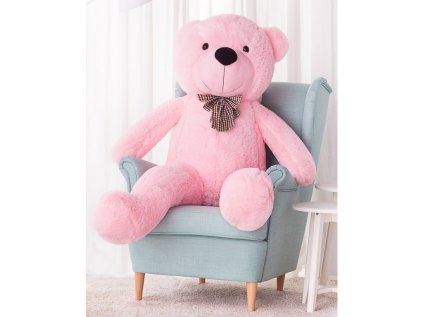 Plyšový medvěd Kvído 160 cm růžový