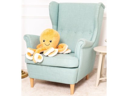 Plyšová chobotnice Monty 60 cm - béžová