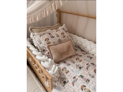 Bavlněné povlečení do postele - pejsci