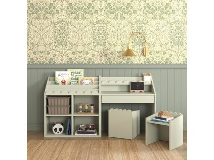 Křesílko Montessori k psacímu stolu šalvěj